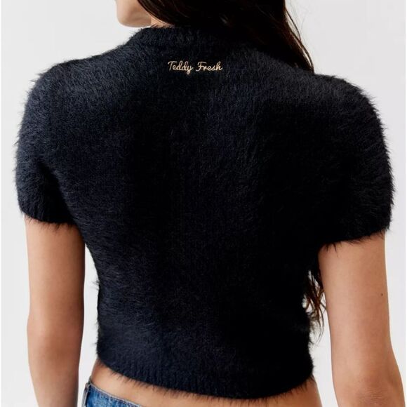 Teddy Fresh x Urban Outfitters Fluffy Bear Short Sleeve Sweater - Picture 3 of 8